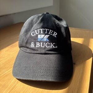 Black Cutter & Buck vintage baseball dad cap #outdoorstyle